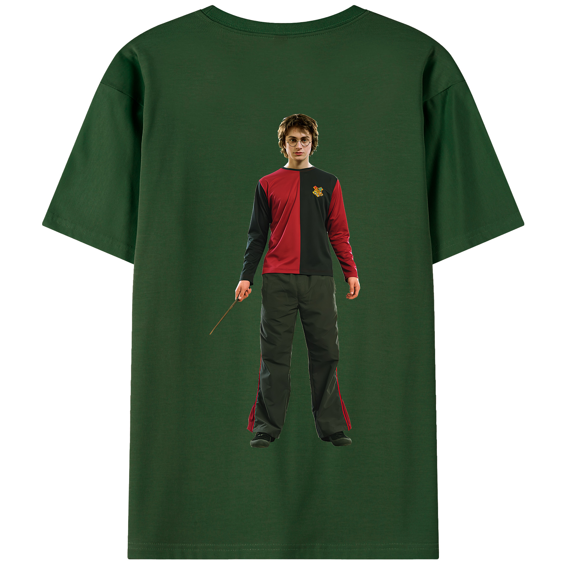 （画像用） Harry Potter ハリー・ポッターシリーズ 綿100％半袖Tシャツ（背面プリント）